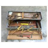 Metal Tool Chest w/ Assorted Hand Tools