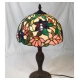 Floral Stained Glass Table Lamp