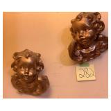 Pair Of Cherub Wall Decor