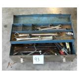 Metal Tool Box w/ Assorted Hand Tools