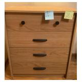 Wood Laminate Dresser 4 Drawer