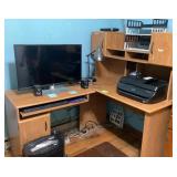 Computer Desk w/ Electronics