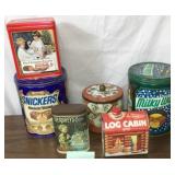 Vintage Advertising Tins Assortment