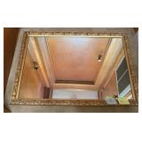 Ornate Gold-Tone Wall Mirror 40x28