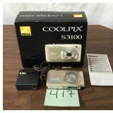 Nikon Coolpix S3100 Digital Camera