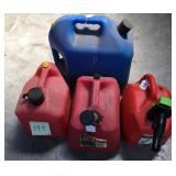 Assorted Plastic Fuel And Utility Containers