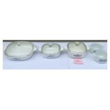 CorningWare Blue Cornflower Casseroles w/ Lids