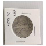1941 Walking Liberty Half Dollar