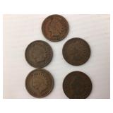 US Indian Head Cents 1891-1907
