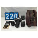 Canon AE-1 35mm SLR Camera Kit