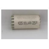 US Presidental Dollar Roll $25