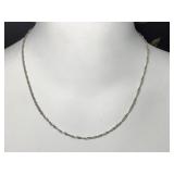Sterling Silver Twisted Rope Chain 18in