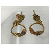 Beautiful Black Hills Gold Earrings
