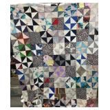 Pinwheel Patchwork Quilt Top 59x80