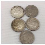 US Roosevelt Dimes Assorted Dates