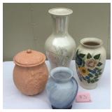Assorted Decorative Vases And Jar