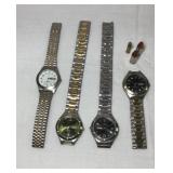 Assorted Wristwatches And Cartridges