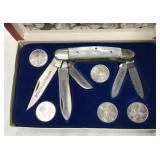 2000 Statehood Knife And Coin Set