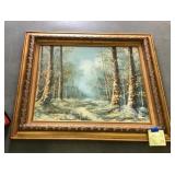 Carl Madden Oil Painting Forest Landscape