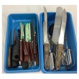 Kitchen Utensil And Knife Lot