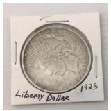 1923 Peace Silver Dollar
