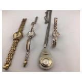 Assorted Ladies Wristwatches & Pendant Watch