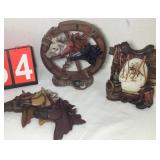 Western Horse Themed Wall Decor Set