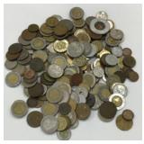 Assorted World Coins Approx 2 Lbs