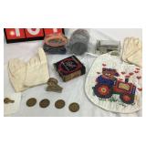 Vtg Gloves, Ball Jar Rubbers & Collectibles
