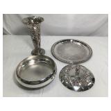 Silver-Tone Metal Serving Set