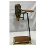 Vintage Style Brass Wine Corker