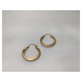 Beautiful 14K Gold Small Hoop Earrings