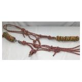 Braided Rope Horse Halter w/ Lead