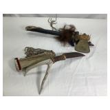 Native American Style Tomahawk & Knife
