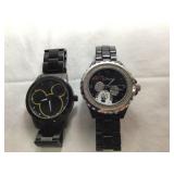 Disney Mickey Mouse Wristwatches Pair