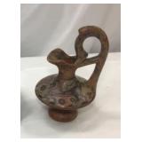 Terracotta Oinochoe Pitcher Mythological