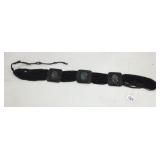 Black Seed Bead Statement Belt