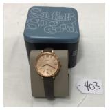 Fossil Women's Rose Gold-Tone Watch