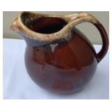 Hull Oven Proof Pitcher Brown Drip