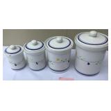 Italian Ceramic Canister Set