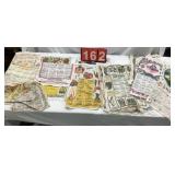 Assorted Vtg Calendar Tea Towels