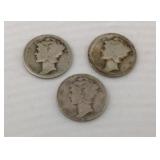 Assorted Mercury Dimes