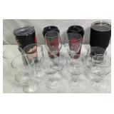 Assorted Insulated Tumblers And Glassware
