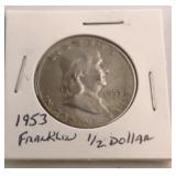 1953 Franklin Half Dollar