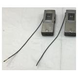 Vintage Motorola Handheld Transceivers Pair