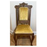 Victorian Style Oak Side Chair