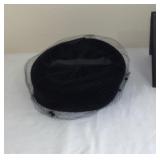 Vintage Black Velvet Pillbox Hat