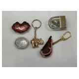 Assorted Keychains And Charms