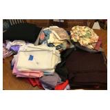 Assorted Fabric Remnants And Textiles