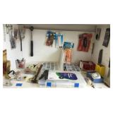 Assorted Workshop Hardware And Tools